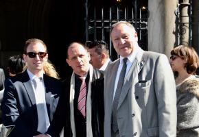 Stefan Ballesteros, Pascal Spühler et Dominique Gamberoni, les fondateurs du PPGE.  Carlos Serra/ DR