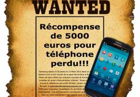 Un Texan offre 5000 euros pour son natel perdu