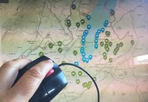 Pointer sur la carte les richesses naturelles du canton, selon les envies de découverte. DR