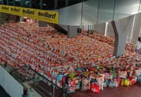 Aux Vernets, en 2020, en six samedis, plus de 16'000 colis avaient été distribués