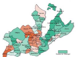 Une carte éloquente, qui en dit long sur le mécontentement populaire face aux autorités. DR 