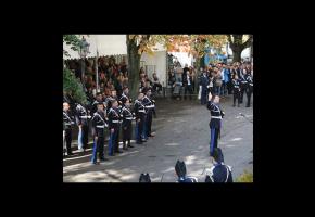 Les nouveaux policiers ont prêté serment. DR