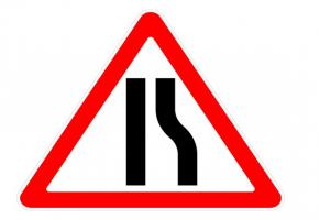 La droite élargie est devenue la droite rétrécie. DR 