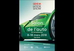 Le salon international de l'auto a dévoilé son affiche 2018. DR