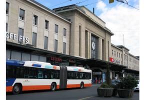 Les bus express mis en place pendant le Salon de l'auto ont connu un vif succès. DR