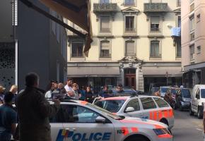 L'affaire a mobilisé sept policiers. Le bébé corneille est entre de bonnes mains. DR 