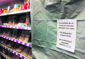 Législation oblige, plus de lasagnes le dimanche! 