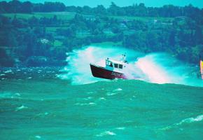 Les sauveteurs du Petit Lac prêts et prompts à intervenir. 