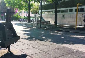 Un square qui crée la polémique. 