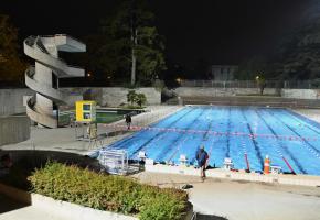 Le bassin extérieur de la piscine de Marignac est actuellement fermé au public. ALAIN GROSCLAUDE
