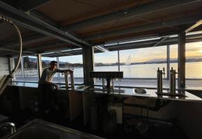 Aymon Choisy, le patron de la buvette, est dans les startings blocks. DR