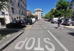 Au lieu d’un parking, une place «conviviale et propice à la détente».MARIE PRIEUR