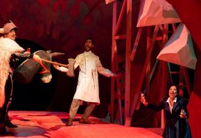 Une pièce sur un monde à part, où l’horreur côtoie le rire. DR