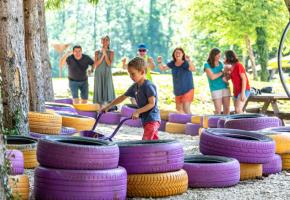Dans le Grand Parc d’Andilly, petits et grands s’amusent comme des fous. MILO MORAVSKI