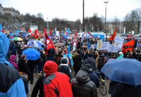 Les employés de la fonction publique ne manqueront pas de redescendre dans la rue, suite au refus du budget. STéPHANE CHOLLET 