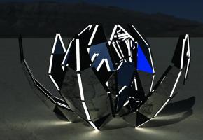 Onze nouvelles œuvres sont à découvrir, dont le Lotus du collectif Spot, au Jardin anglais.