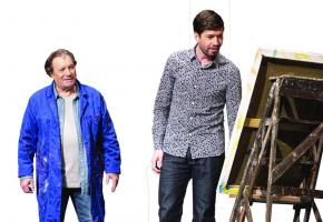 Daniel Russo campe Patrick  un personnage qui remonte  le temps. CéLINE NIESZAWER 