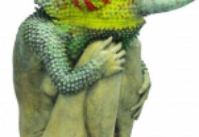 «Elle est caméléon», une sculpture  en bronze signée  Jean Fontaine.  SYLVAIN PASCAL