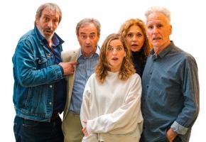 Philippe Mathey, Jacques Maeder, Laura Guerrero,  Lolita Morena et Alain Monney. 