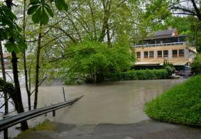 Les inondations font partie des risques majeurs en Suisse. STéPHANE CHOLLET