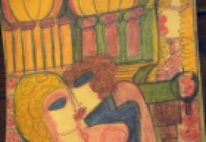 Le concert mêle voix et couleurs sonores sur les dessins de l’artiste. DR 