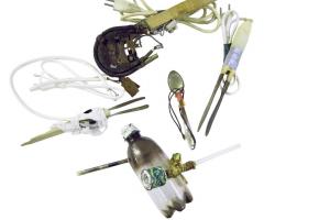 Ces armes de fortune ont été saisies à Champ-Dollon. DR 