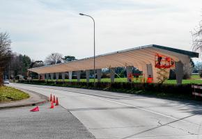 Il aura fallu six mois de travaux pour réaliser la structure. STéPHANE CHOLLET