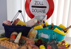 Il est possible d’importer pour 300 francs de produits au maximum sans payer de taxe. DR 