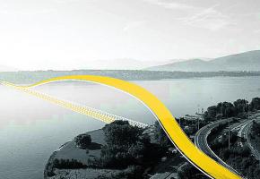 Une vraie traversée du lac qui bouclerait la ceinture autoroutière. DR 