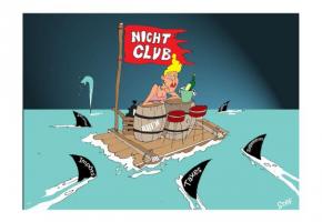 A Genève, le monde de la nuit est en pleine détresse. STEF 