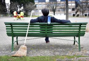 Nettoyer des parcs plutôt que d’aller en prison?  Une sanction rarement appliquée. PASCAL BITZ 