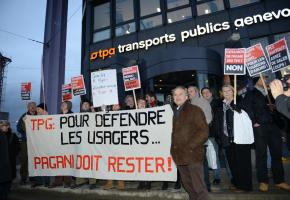 Après plus de deux ans d’exil, le magistrat Rémy Pagani est de retour aux TPG. DEMIR SÖNMEZ 