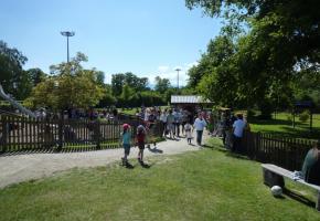 Le parc onésien, un lieu très prisé des parents.  FONDATION DES EVAUX 