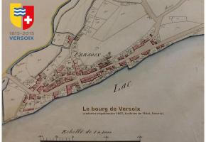 La Ville de Versoix, rattachée à la Confédération en 1815. DR 