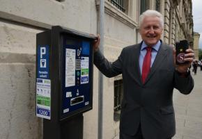 Luc Barthassat, ministre des Transports, rappelle que près de 60% du stationnement  au centre-ville n’est pas payé. DEMIR SONMEZ/DR 