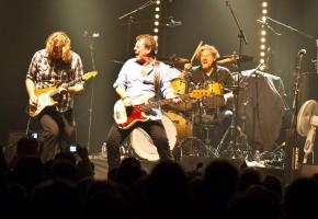 Trois jours de rock, dans la paille. DR 