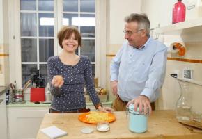 Annick Jeanmairet et Claude Frôté. RTS