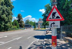 Les travaux à l’avenue de la Paix ont débuté. TR