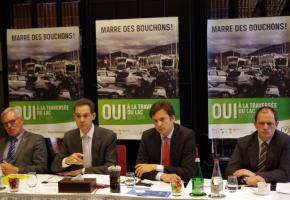 Les conseillers nationaux Hugues Hiltpold et Guillaume Barazzone. GIM 