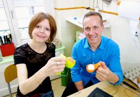  Annick Jeanmairet et le chef Olivier Martin. RTS