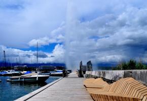 La jetée du Jet d’eau sera à nouveau accessible à la population fin juin, après neuf mois de travaux. STÉPHANE CHOLLET 