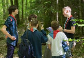 Le scoutisme, c’est comme une grande famille. LÉONARD FISCH 