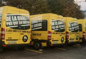 45 bus sillonnent Genève affublés du slogan controversé. DR 