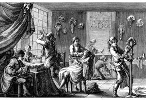 Pas très rassurant de se rendre chez le barbier avant le 19e siècle.  Non content de raser de près, il pratiquait également la saignée  et d’autres actes chirurgicaux. GETTY IMAGES 