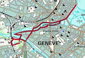 CARTE KÜMMERLY+FREY : 21 GENÈVE / WWW.SWISSTRAVELCENTER.CH 