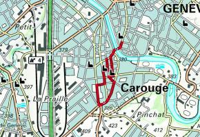 CARTE KüMMERLY+FREY : 21 GENèVE / WWW.SWISSTRAVELCENTER.CH 