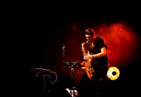 Guillaume Perret, virtuose du saxo. DR