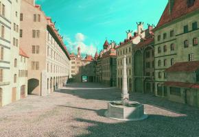 La place Longemalle comme si vous y étiez en 1850. On peut aussi se promener dans les airs, pour faire une balade à 30 mètres du sol. GE-STORY/VILLE DE GENèVE 