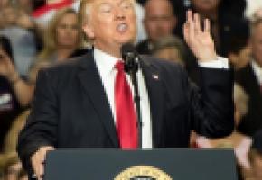 Donald Trump, le mal aimé. 123RF/JOE TABB 