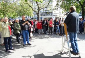 Le journalisme local permet la dimension humaniste du métier. DR 
